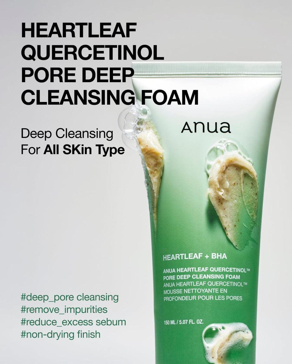 ANUA Heartleaf Quercetinol Cleansing Foam 150ml