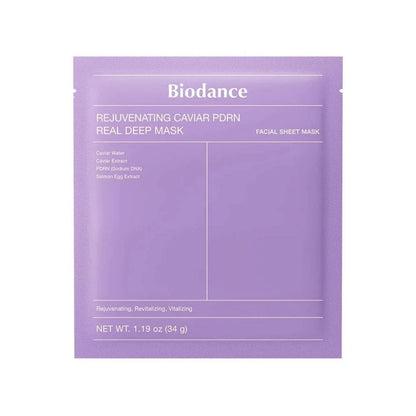 BIODANCE Rejuvenating Caviar PDRN Real Deep Mask 4 Pack